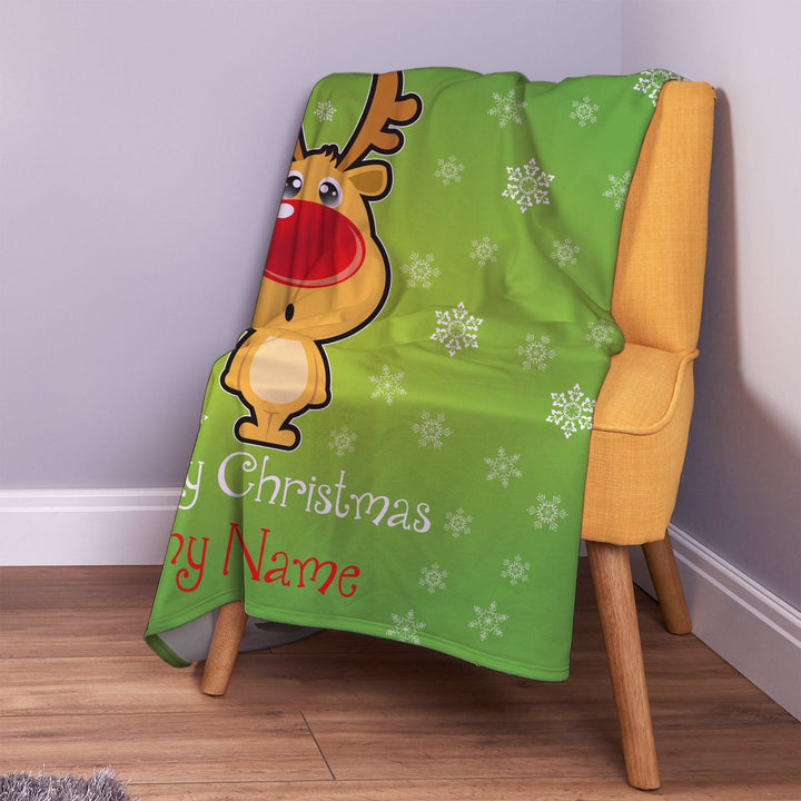 Personalised Fleece Blanket Throw