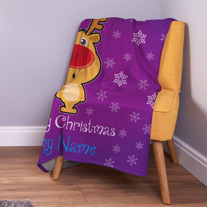 Personalised Fleece Blanket Throw