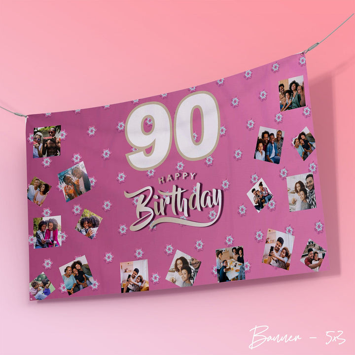 Fabric Birthday Banner