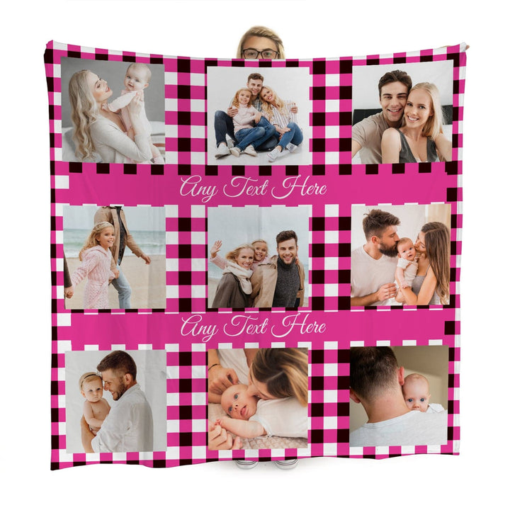 Personalised Gingham Blanket