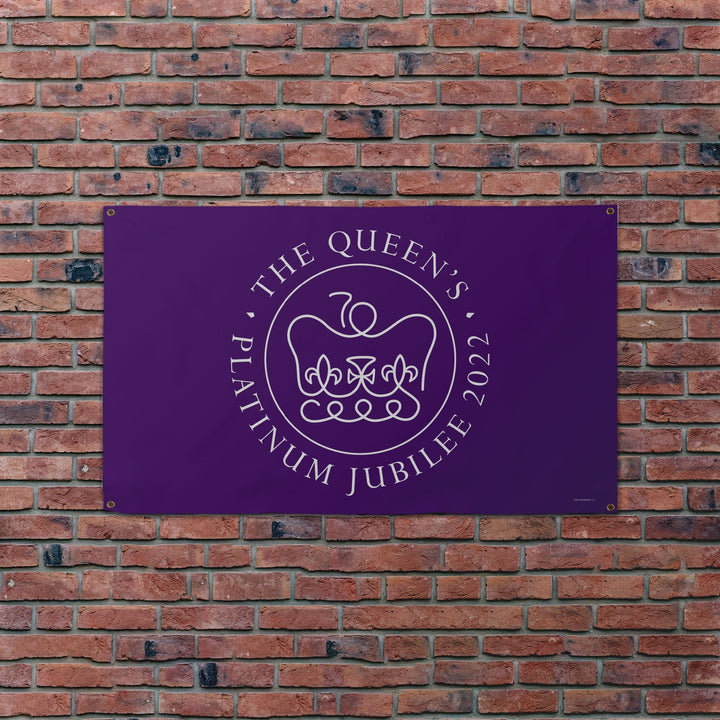 Platinum Jubilee - Purple - 5ft x 3ft Banner