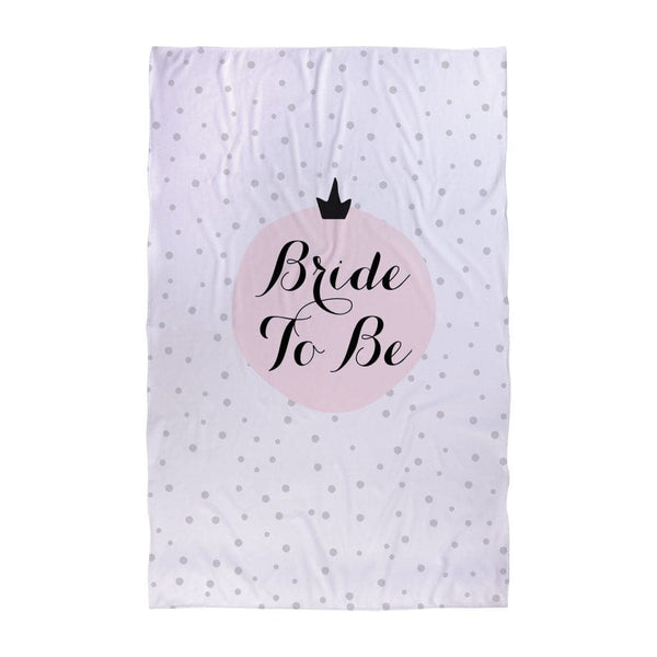 Personalised Polka Dot Bride To Be Beach Towel