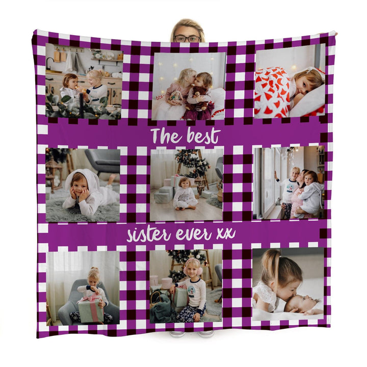 Personalised Gingham Blanket