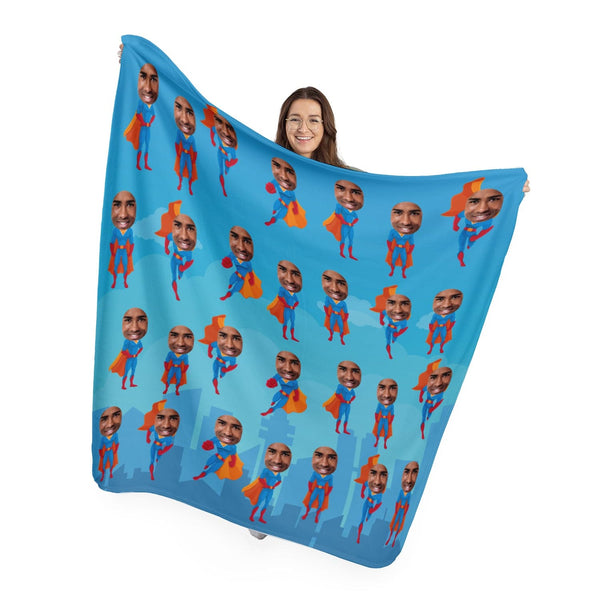 Superhero - Face Character Blanket