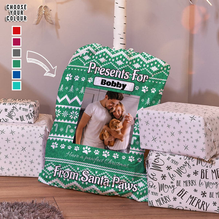 Green - Pet Santa Sack