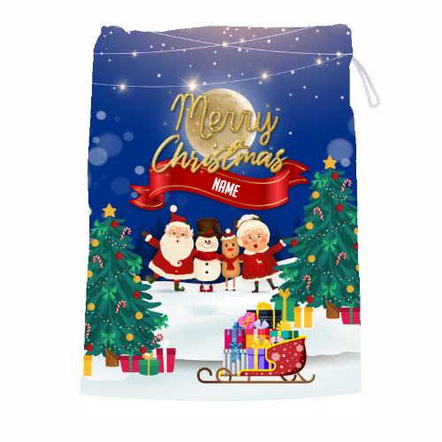 Personalised - Christmas Ice Ring - Santa Sack