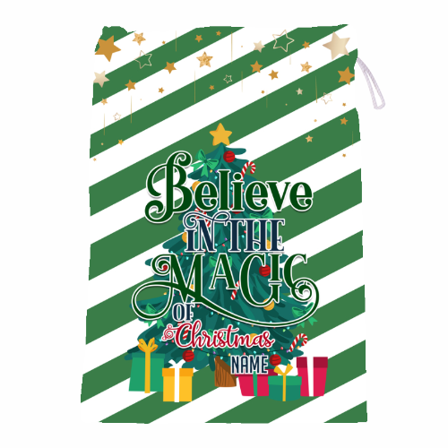 Magic of Xmas - Green - Santa Sack