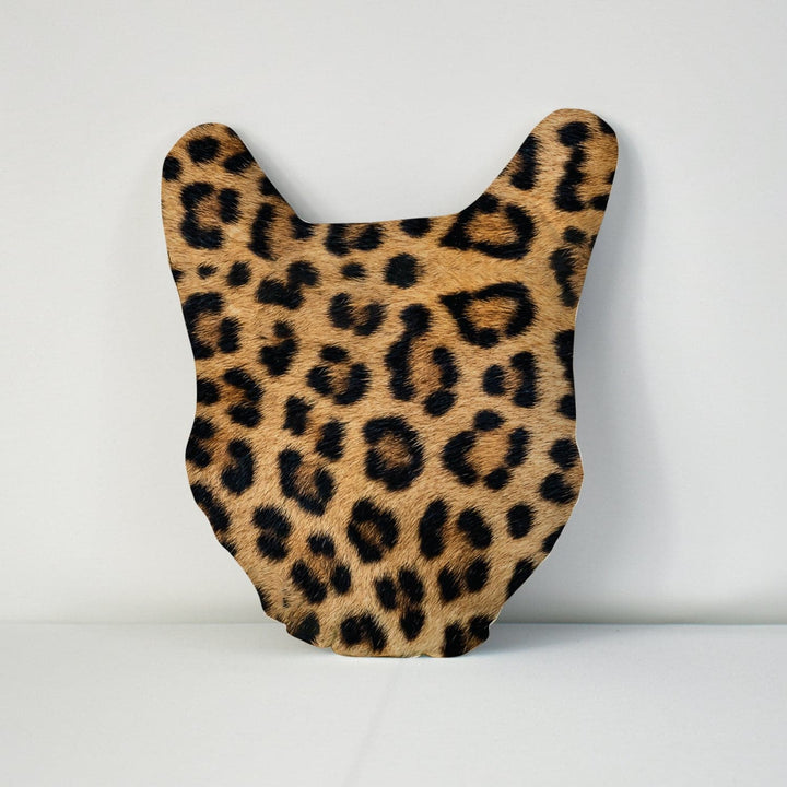 Pet Face Cushion - Leopard Print