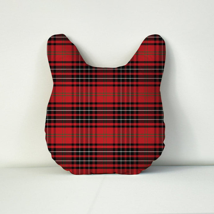 Mega Pet Face Cushion - Red Tartan