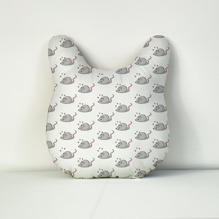 Mega Pet Face Cushion - Mouse Pattern