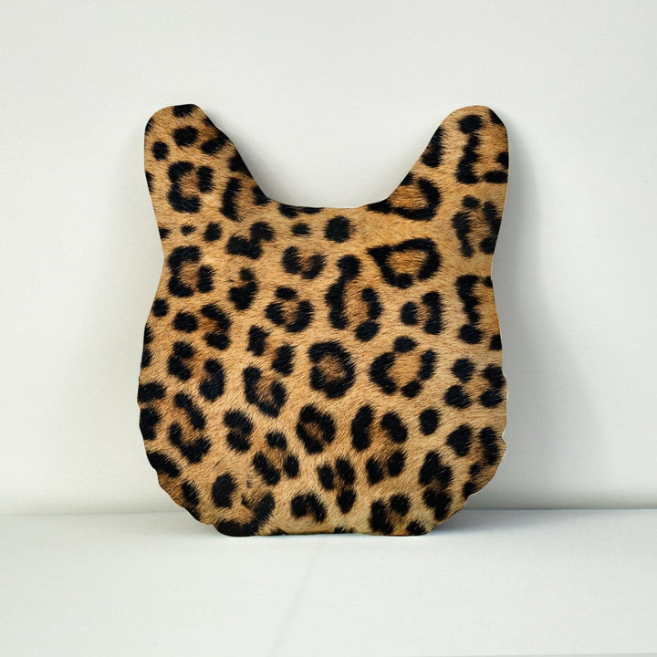 Mega Pet Face Cushion - Leopard Print