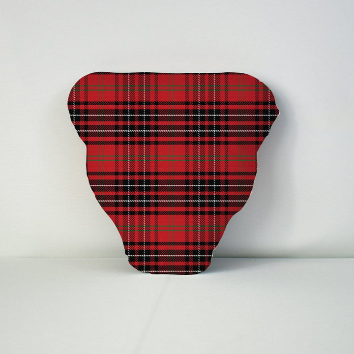 Pet Face Cushion - Red Tartan