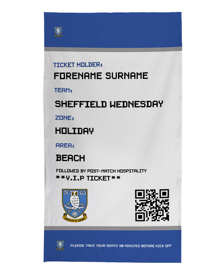 Sheffield Wednesday Bath Towel