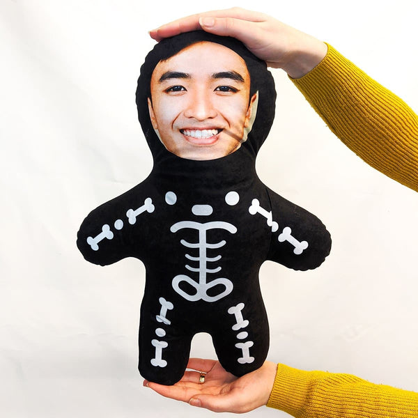 skeleton mini me doll