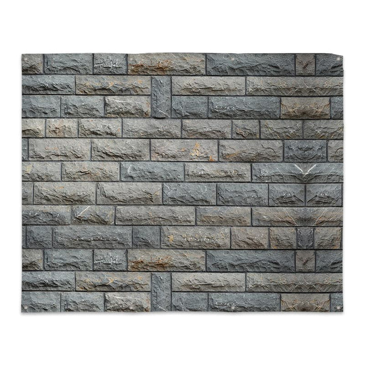 Stone Wall - Landscape Garden Banner - 79" x 61"