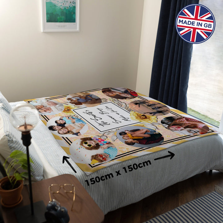 Large Personalised Fleece Blanket