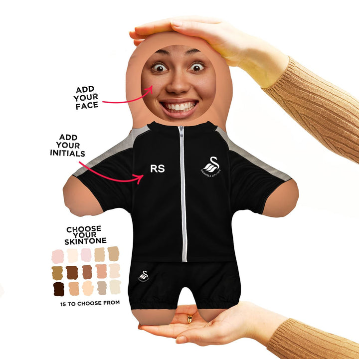 Swansea City AFC Tracksuit - Personalised Mini Me Doll - Officially Licenced