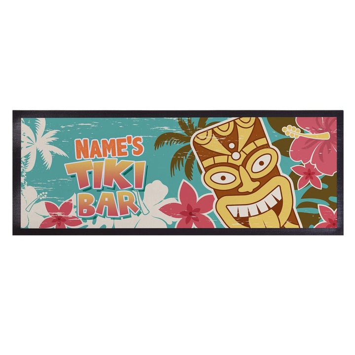 Personalised Bar Runner - Tiki Bar - Mask