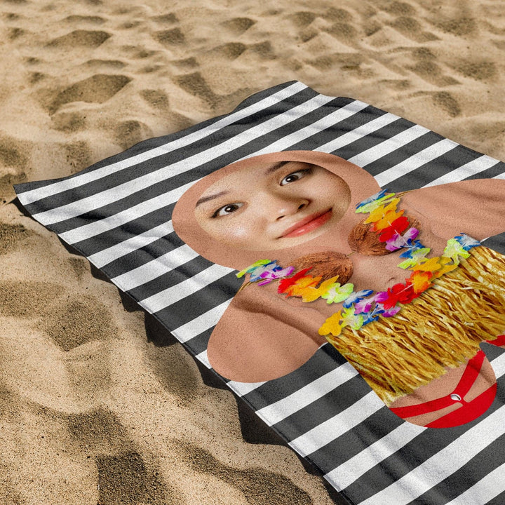 Personalised Beach Towel - Mini Me - Hula Babe