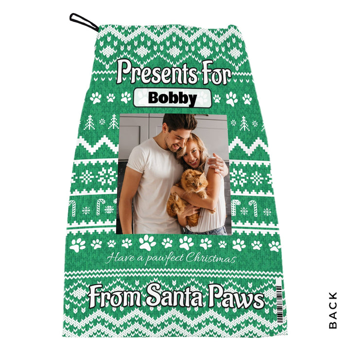 Green - Pet Santa Sack