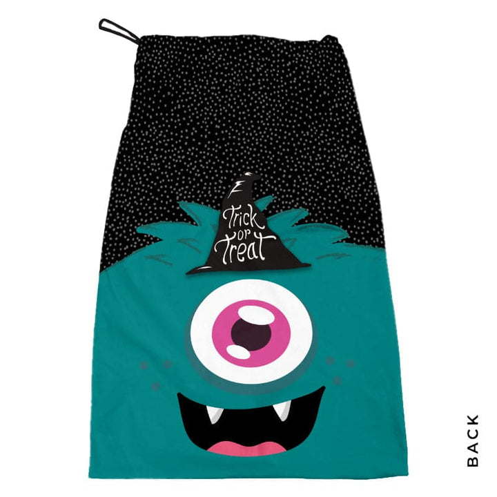 Blue Monster - Personalised Trick or Treat Bag