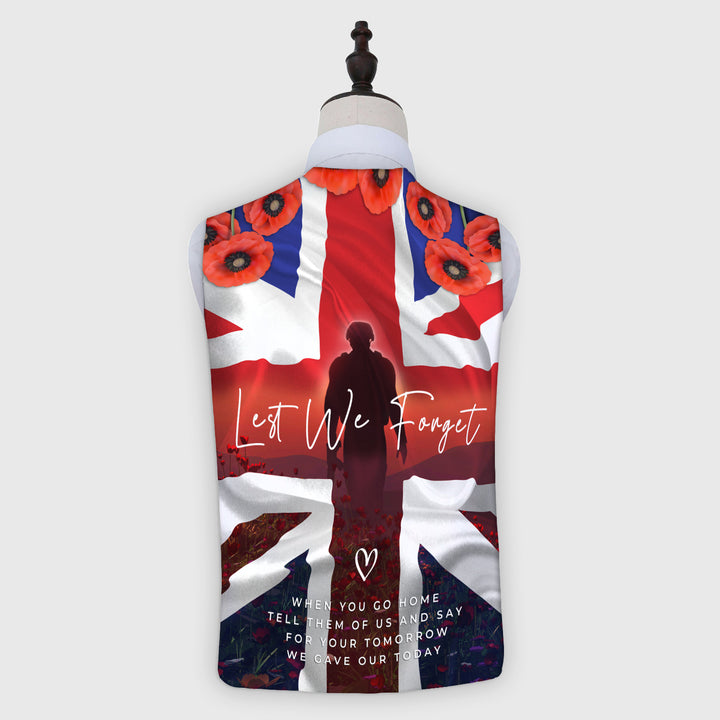 Remembrance - Sunset Poppy- Novelty Costume Fancy Dress Waistcoat 