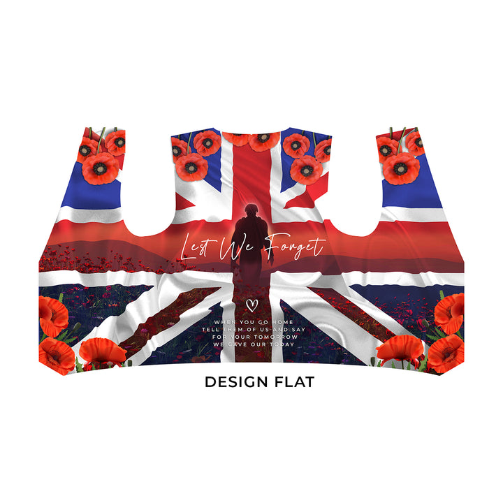 Remembrance - Sunset Poppy- Novelty Costume Fancy Dress Waistcoat 