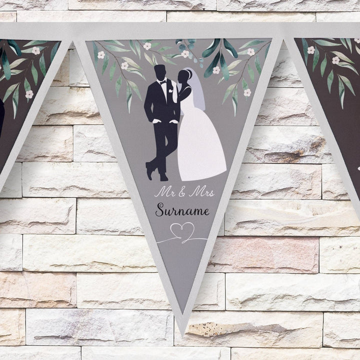 Personalised Wedding Couple - 3m Fabric Bunting