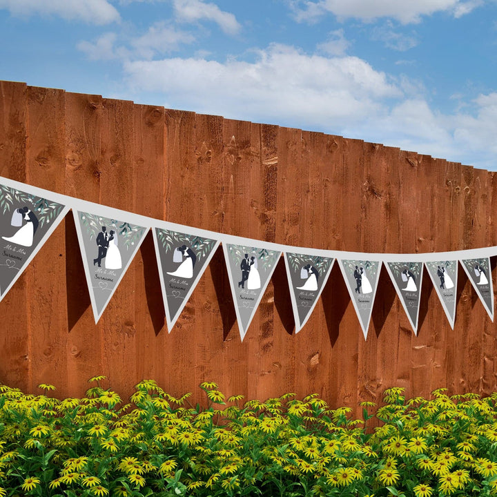 Personalised Wedding Couple - 3m Fabric Bunting