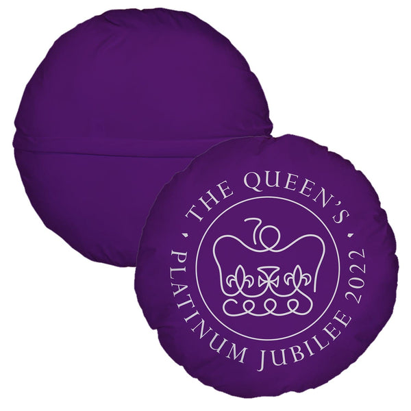 Platinum Jubilee Purple - Round Cushion - 24"