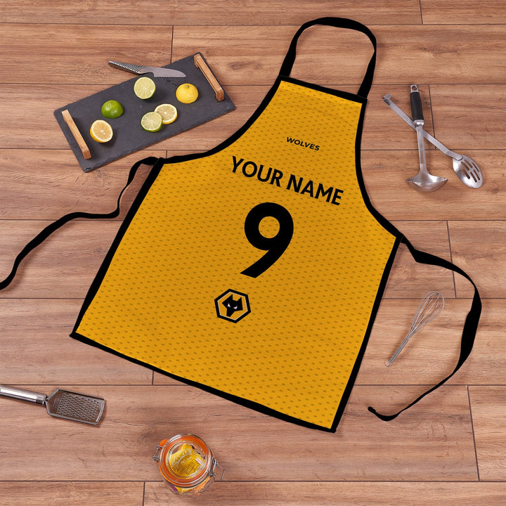 Wolves FC - Name Number Apron - Officially Licenced