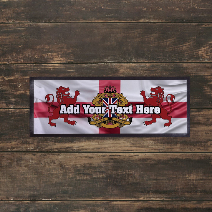 Personalised Bar Runner - St George's Flag