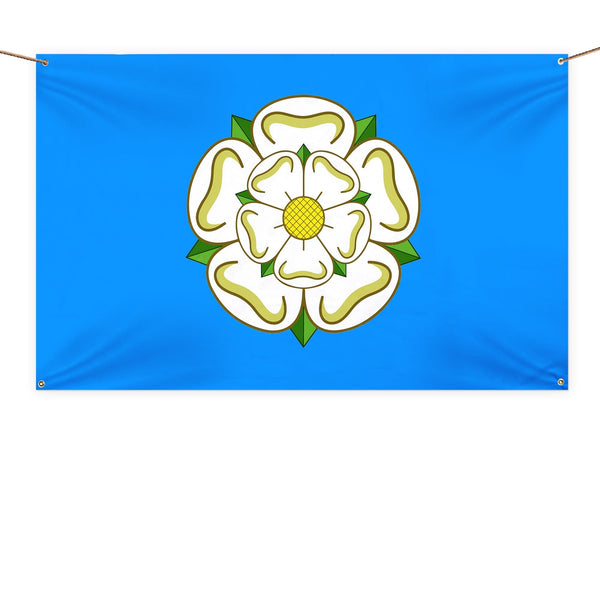 Yorkshire Rose - Blue - 5ft x 3ft Flag