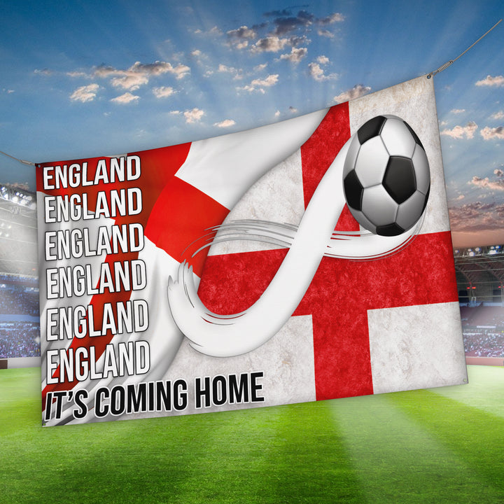 England Flag - World Cup - Personalised 5ft x 3ft Fabric Banner