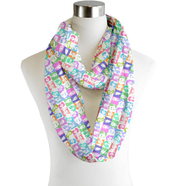 elvis colour - Scarf - Infinity  - Chiffon