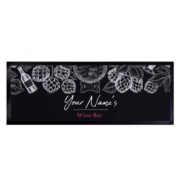 Personalised Bar Runner - Wine Bar