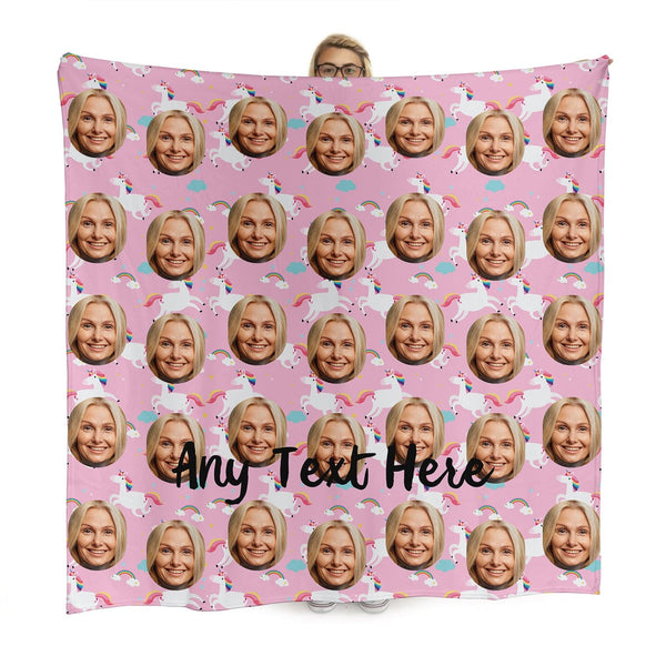 Unicorn - Face Scatter Blanket